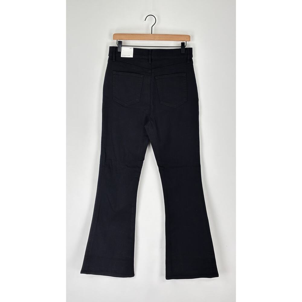 Loft The Slim Flare High Rise Black Denim Jeans Womens Size 6 New - Picture 6 of 11
